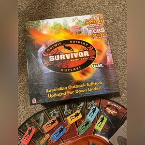 Survivor Board Game The Australian Outback Edition Unplayed Vtg 2000 Complete